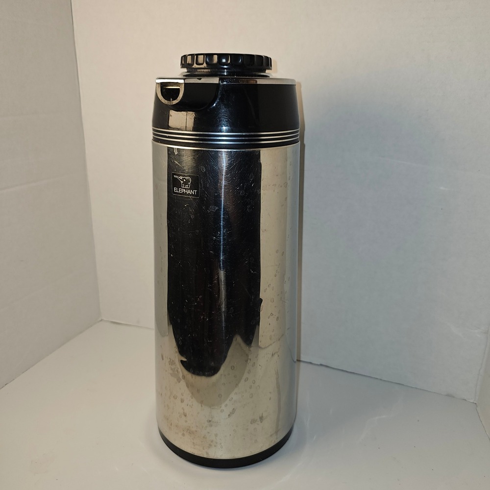 MCM Elephant Zojirushi Thermal Carafe 1.6L‎ Stainless Steel Air Pot Made Japan
